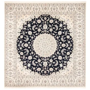 Perserteppich - Nain quadratisch - 259 x 247 cm - dunkelblau