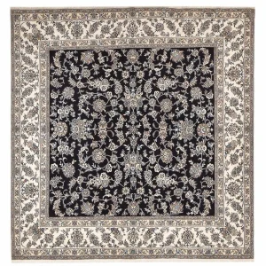 Perserteppich - Nain quadratisch - 293 x 281 cm - dunkelblau