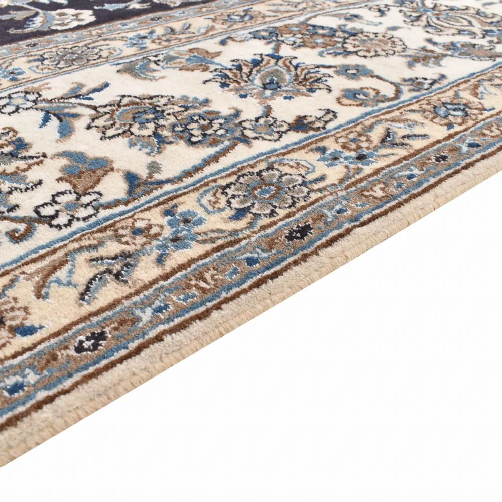 Perserteppich - Nain quadratisch - 293 x 281 cm - dunkelblau