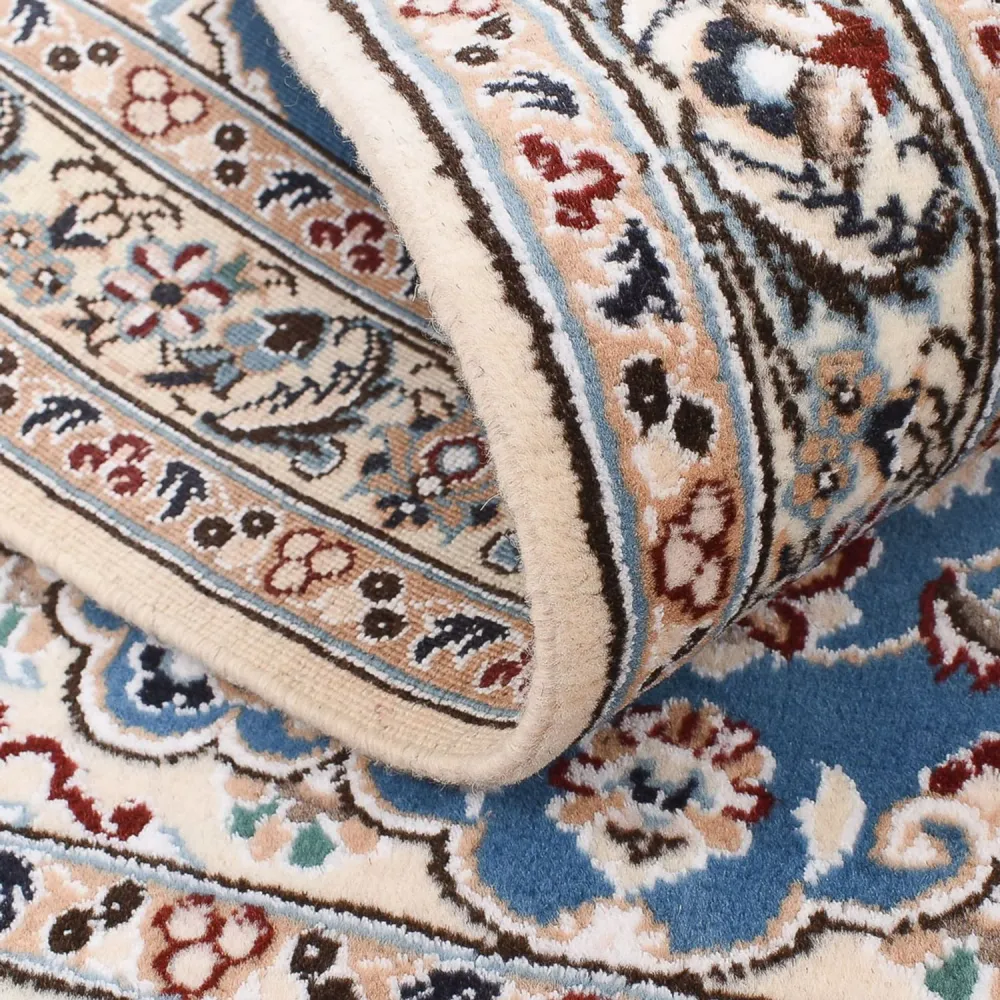 Perserteppich - Nain - Royal - 120 x 80 cm - blau