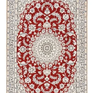 Perserteppich - Nain - Royal - 155 x 105 cm - rot