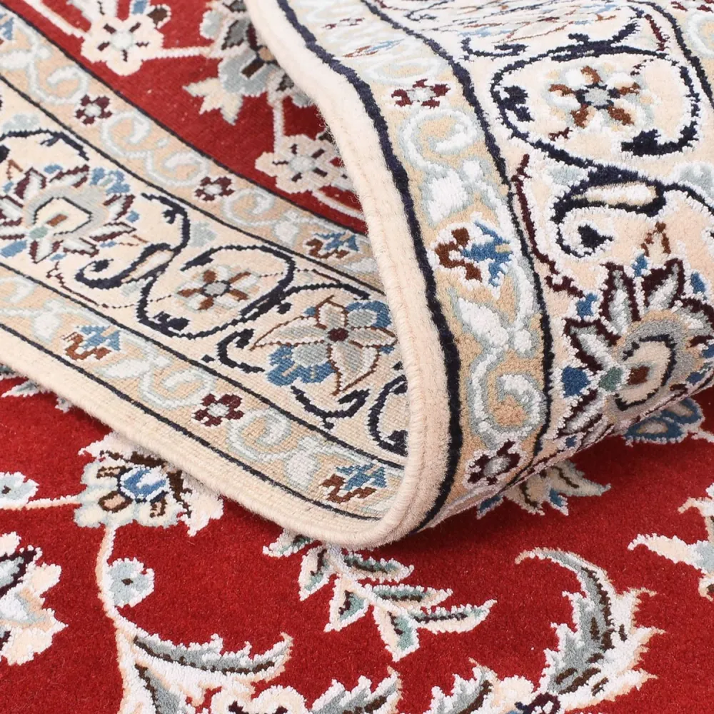 Perserteppich - Nain - Royal - 155 x 105 cm - rot