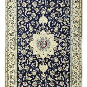 Perserteppich - Nain - Royal - 157 x 106 cm - dunkelblau