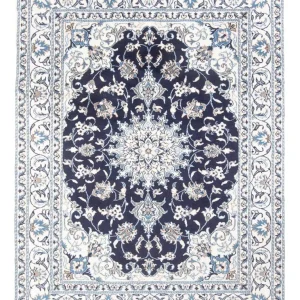 Perserteppich - Nain - Royal - 200 x 147 cm - dunkelblau