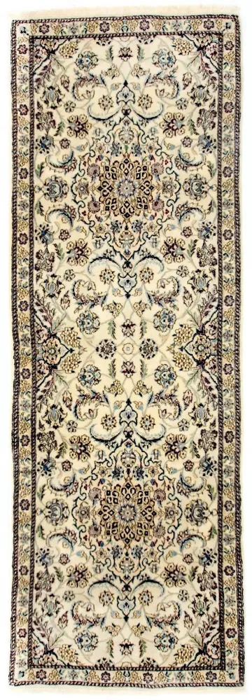 Perserteppich - Nain - Royal 254 x 88 cm Teppich Läufer