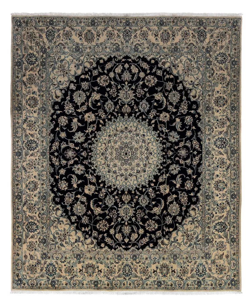 Perserteppich - Nain - Royal 298 x 252 cm - schwarz