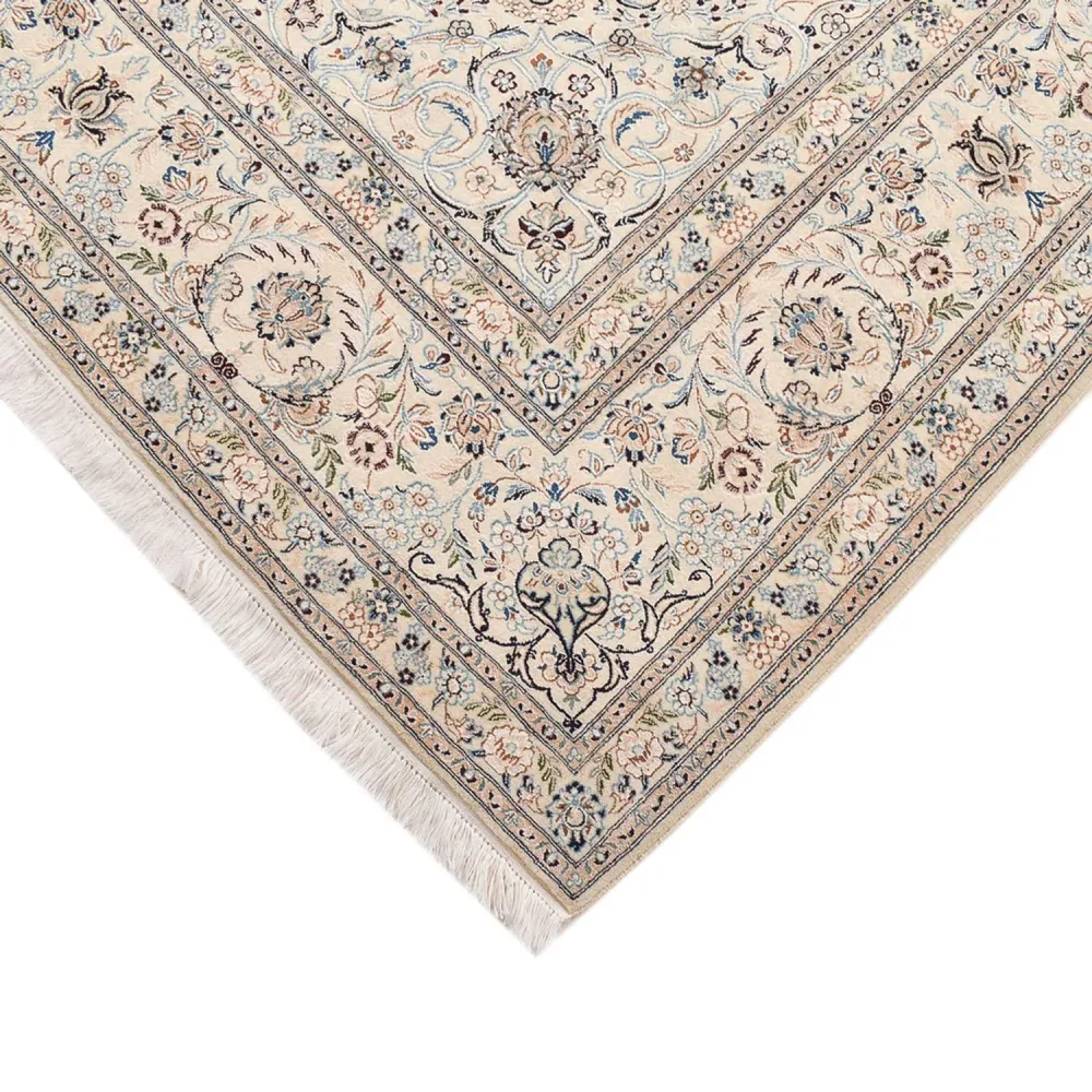 Perserteppich - Nain - Royal - 305 x 205 cm - hellgrau