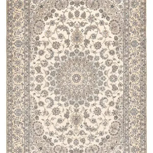 Perserteppich - Nain - Royal - 307 x 207 cm - weiß