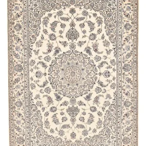 Perserteppich - Nain - Royal - 312 x 210 cm - weiß