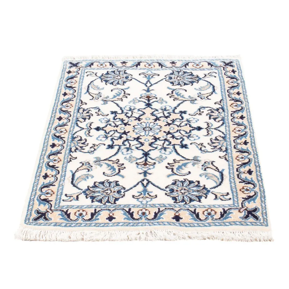 Perserteppich - Nain - Royal - 90 x 60 cm - creme