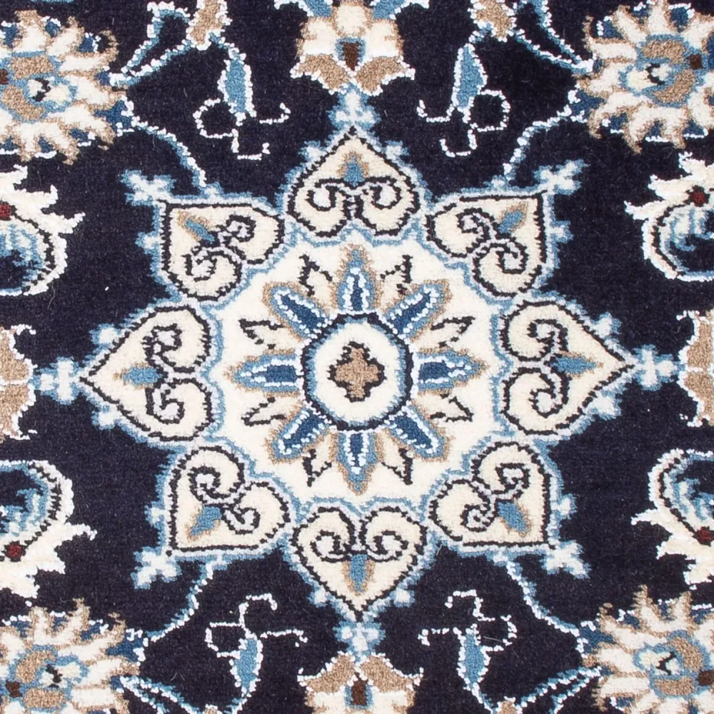 Perserteppich - Nain - Royal - 90 x 60 cm - dunkelblau