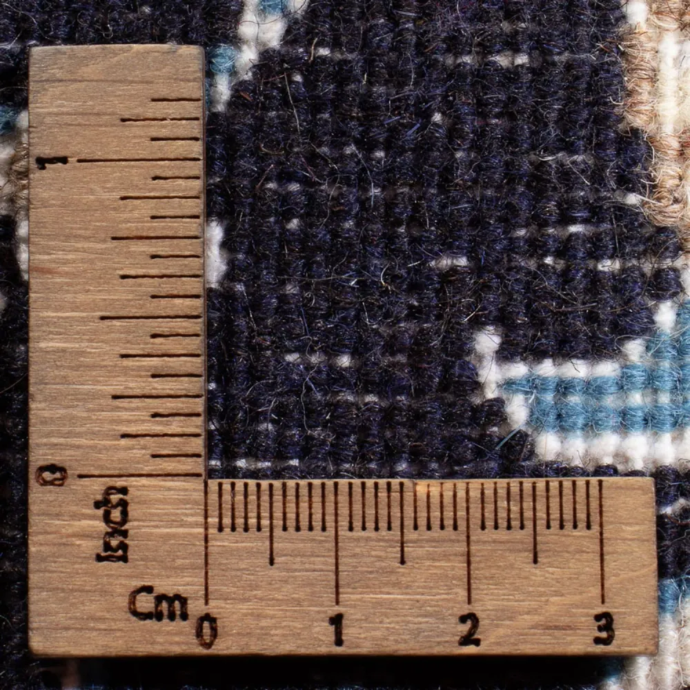 Perserteppich - Nain - Royal - 90 x 60 cm - dunkelblau