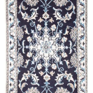 Perserteppich - Nain - Royal - 90 x 60 cm - dunkelblau