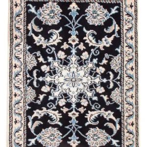 Perserteppich - Nain - Royal - 90 x 60 cm - dunkelblau