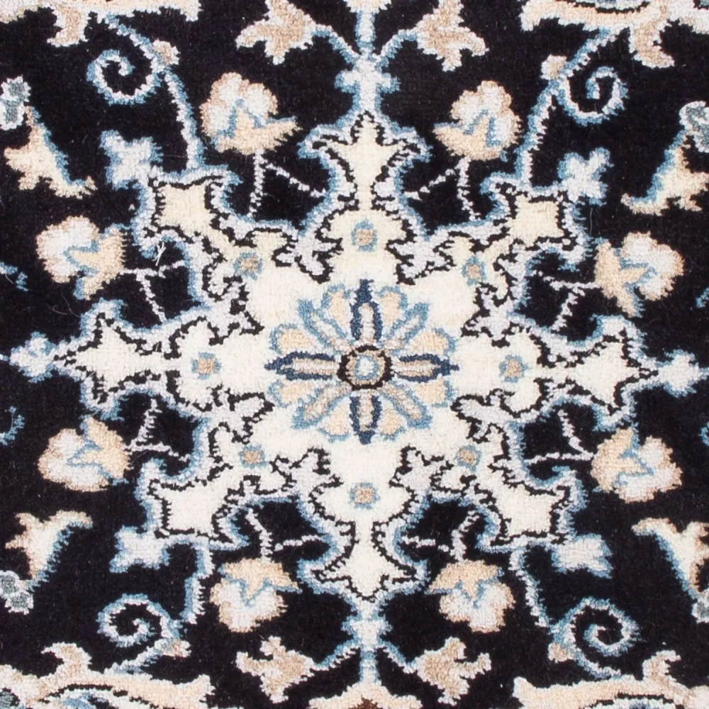 Perserteppich - Nain - Royal - 90 x 60 cm - dunkelblau