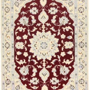 Perserteppich - Nain - Royal - 90 x 60 cm - rot