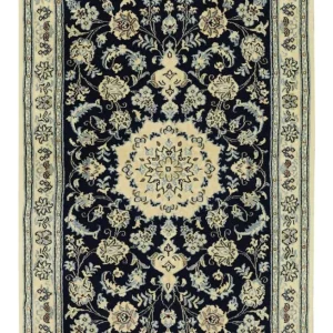 Perserteppich - Nain - Royal - Royal - 114 x 78 cm - dunkelblau