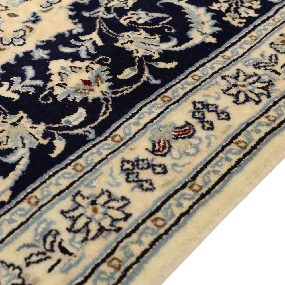 Perserteppich - Nain - Royal - Royal - 114 x 78 cm - dunkelblau