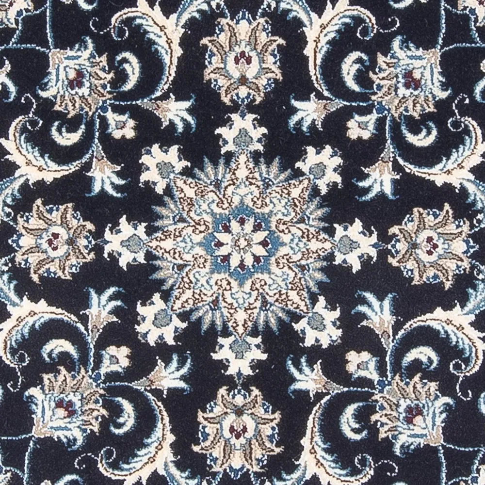 Perserteppich - Nain rund - 150 x 150 cm - dunkelblau