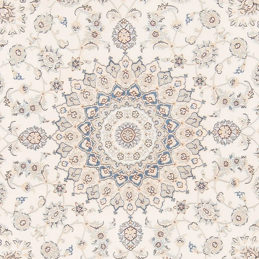 Perserteppich - Nain rund - 200 x 200 cm - creme