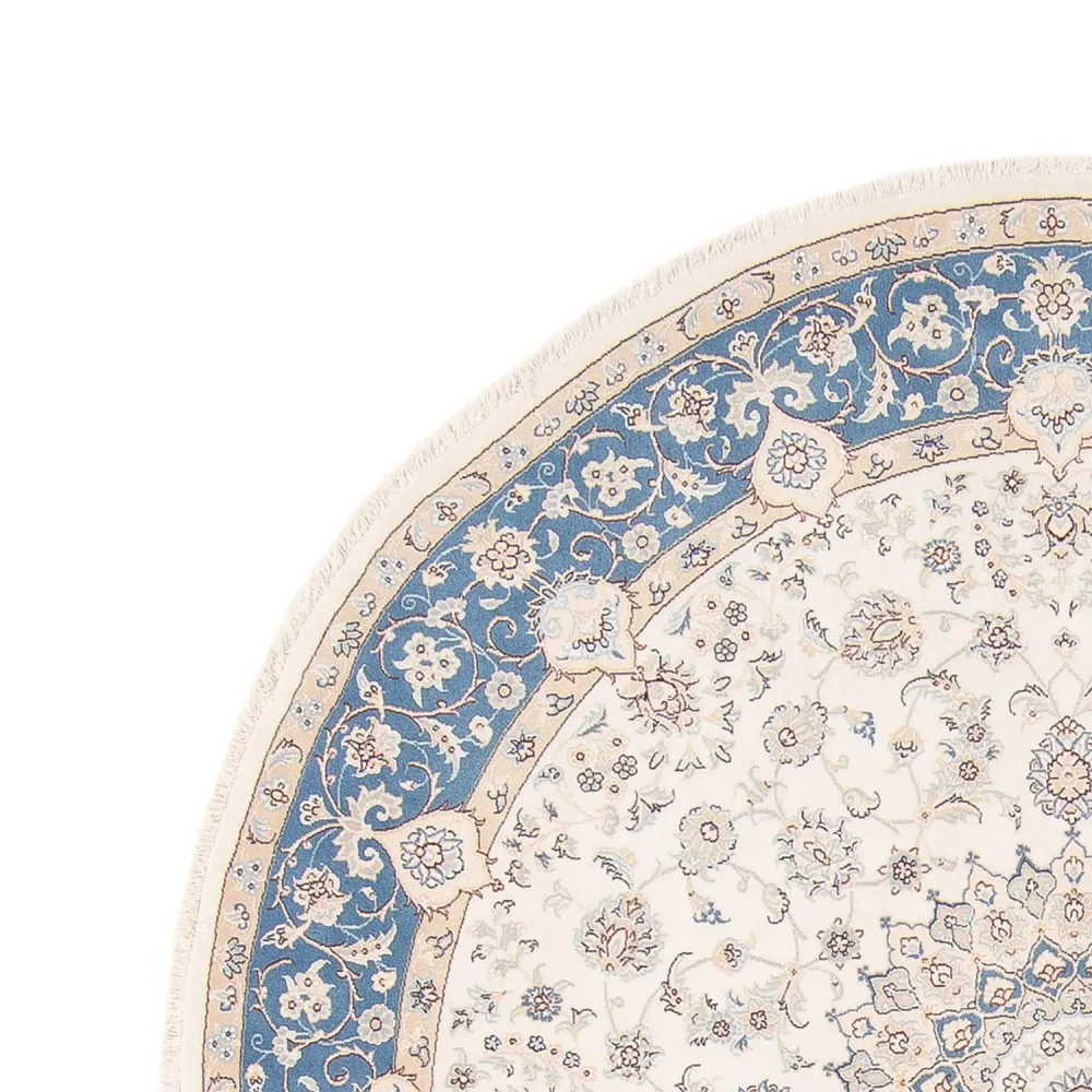 Perserteppich - Nain rund - 200 x 200 cm - creme