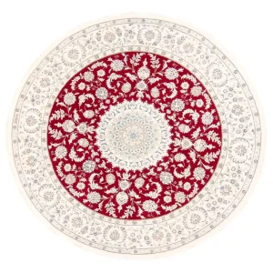 Perserteppich - Nain rund - 200 x 200 cm - rot