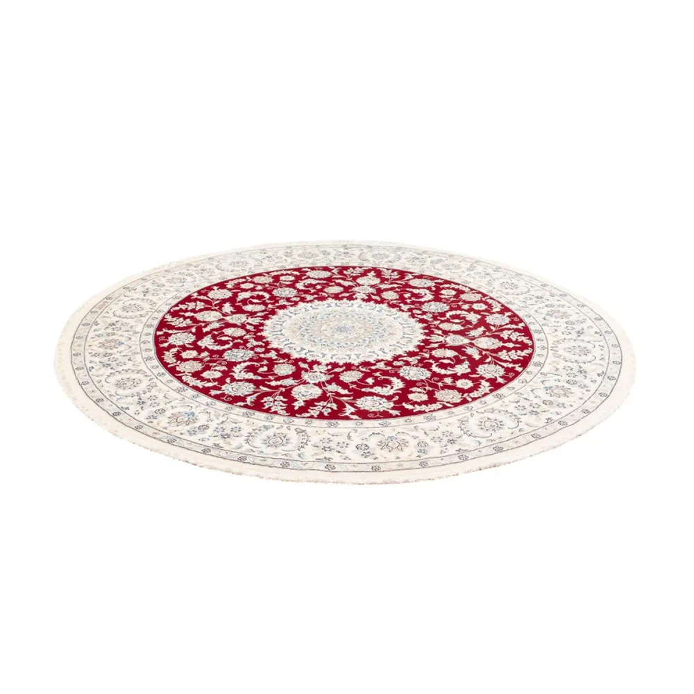 Perserteppich - Nain rund - 200 x 200 cm - rot