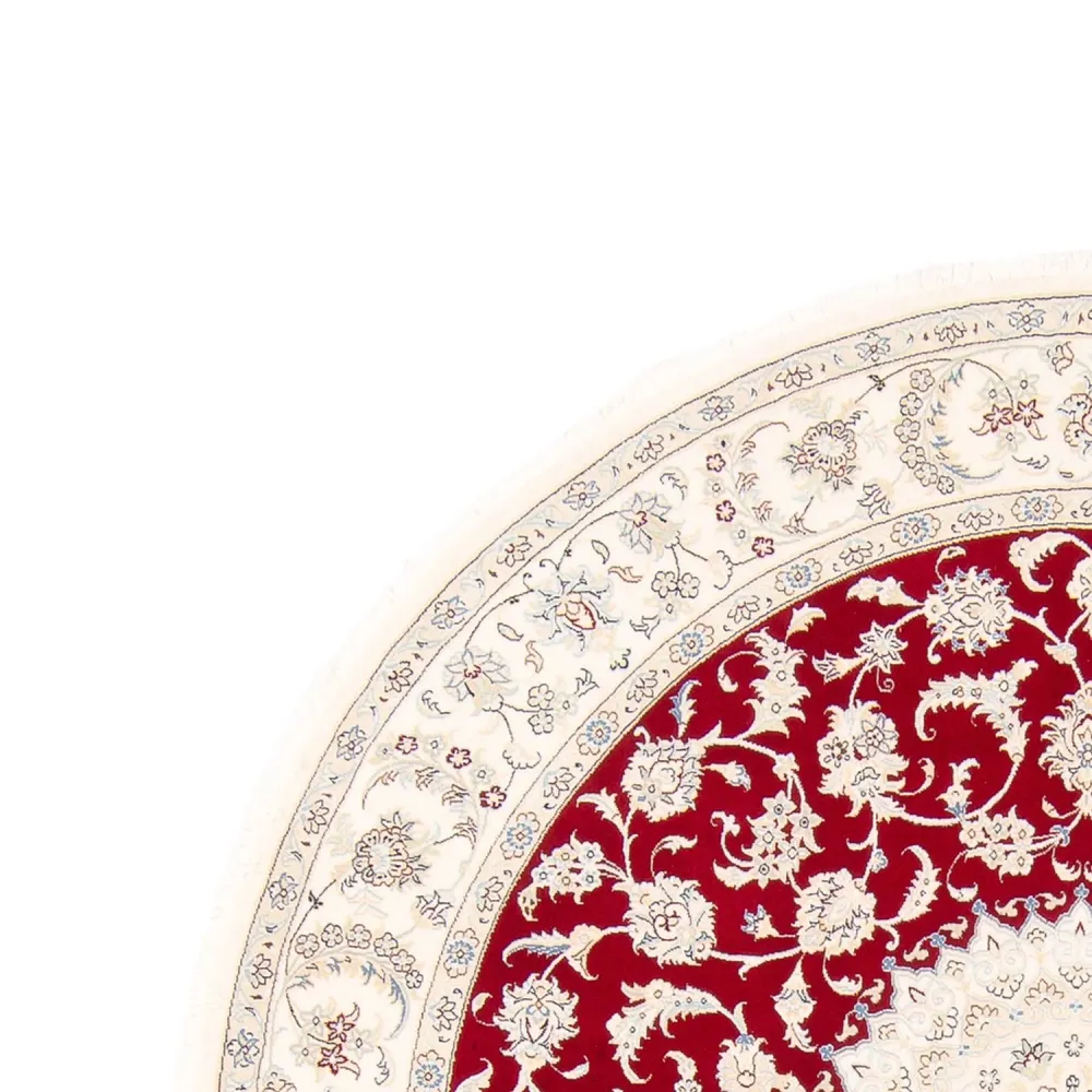 Perserteppich - Nain rund - 200 x 200 cm - rot
