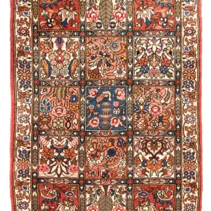 Perserteppich - Nomadic - 100 x 64 cm - mehrfarbig