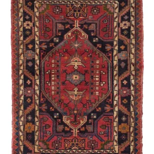 Perserteppich - Nomadic 120 x 85 cm - dunkelrot