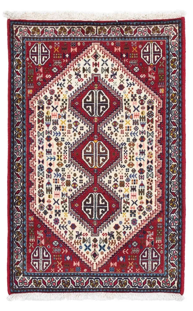 Perserteppich - Nomadic 121 x 80 cm - dunkelrot