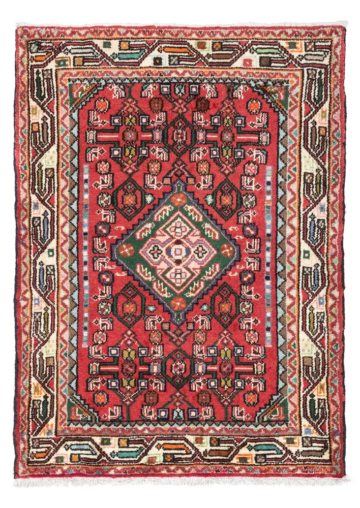 Perserteppich - Nomadic 121 x 82 cm - rot