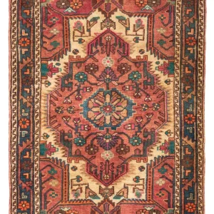 Perserteppich - Nomadic 123 x 87 cm - hellrot