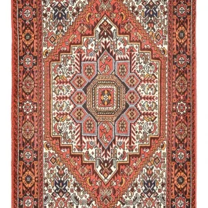 Perserteppich - Nomadic - 123 x 75 cm - hellrot