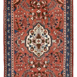 Perserteppich - Nomadic - 124 x 68 cm - rot