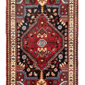 Perserteppich - Nomadic 125 x 75 cm - blau