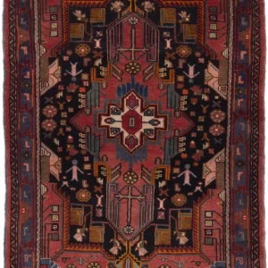 Perserteppich - Nomadic - 125 x 85 cm - dunkelrot