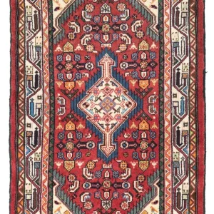 Perserteppich - Nomadic 125 x 80 cm - rot