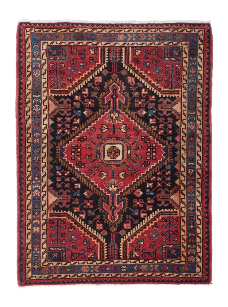 Perserteppich - Nomadic 127 x 95 cm - dunkelblau