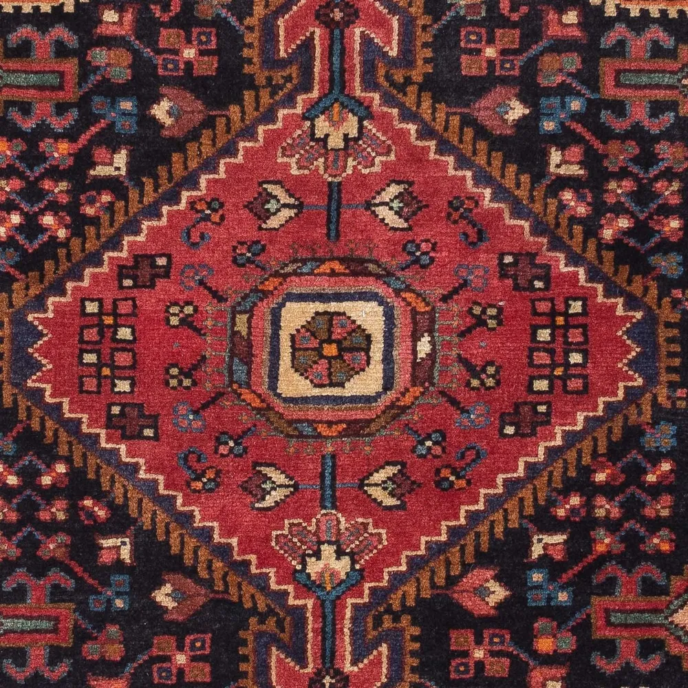 Perserteppich - Nomadic 127 x 95 cm - dunkelblau