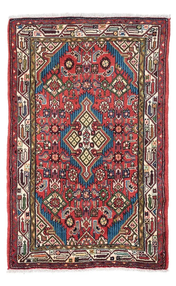Perserteppich - Nomadic 128 x 80 cm - hellrot
