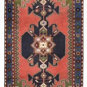 Perserteppich - Nomadic - 128 x 71 cm - rot