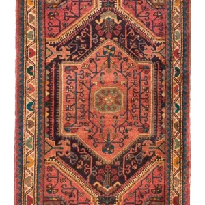 Perserteppich - Nomadic 130 x 80 cm - hellrot
