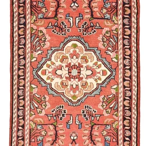 Perserteppich - Nomadic - 131 x 76 cm - hellrot