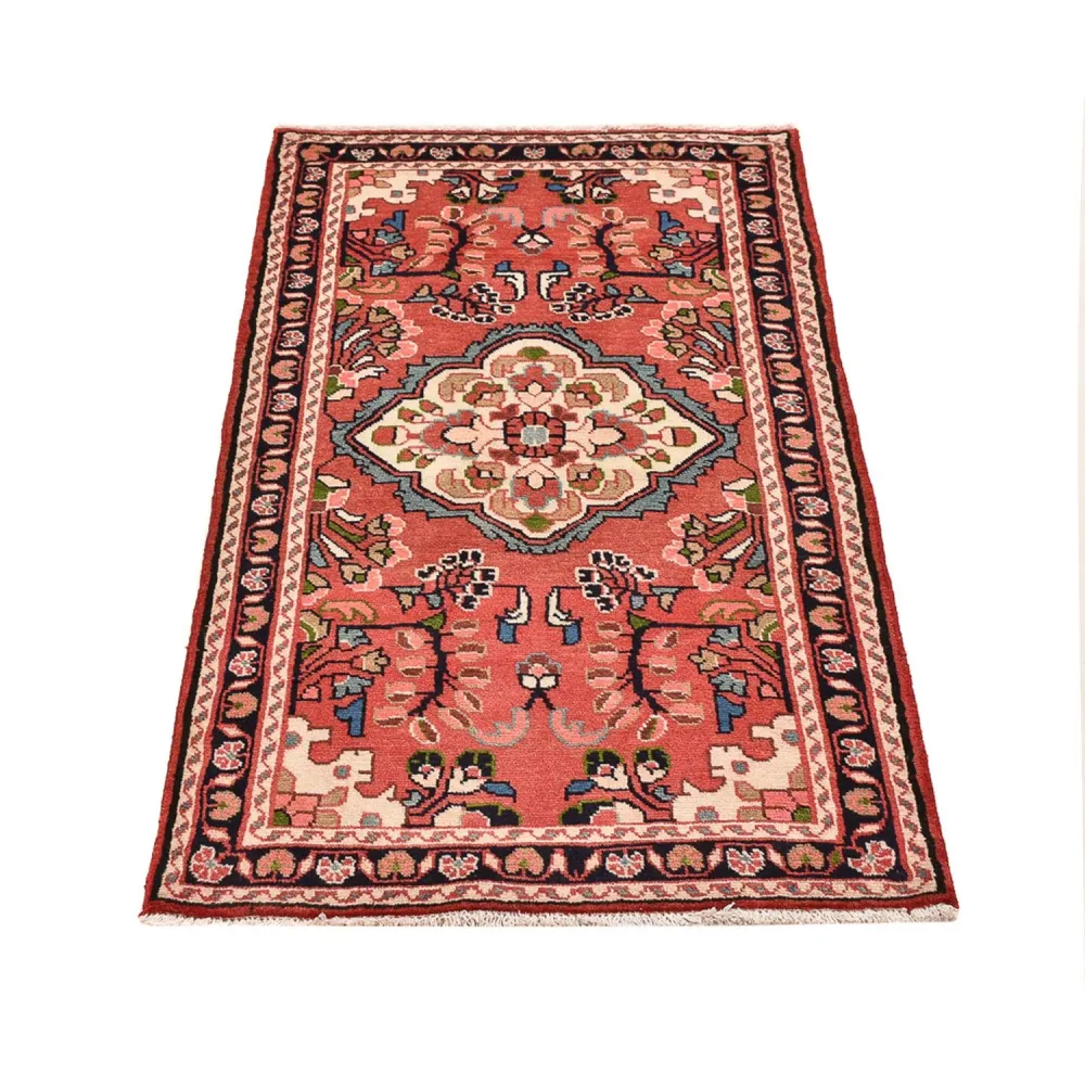Perserteppich - Nomadic - 131 x 76 cm - hellrot