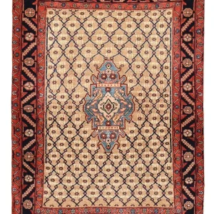 Perserteppich - Nomadic - 135 x 100 cm - mehrfarbig