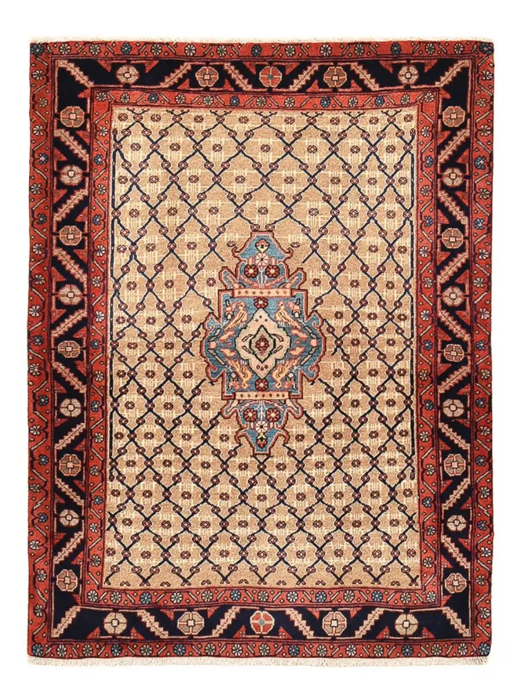 Perserteppich - Nomadic - 135 x 100 cm - mehrfarbig
