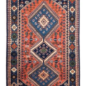 Perserteppich - Nomadic - 135 x 85 cm - rot