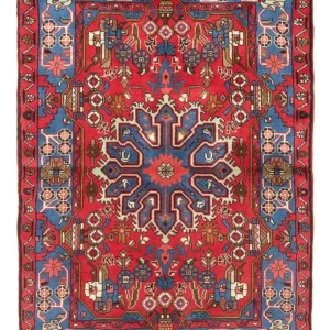 Perserteppich - Nomadic - 140 x 100 cm - rot