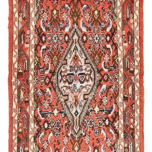 Perserteppich - Nomadic - 141 x 63 cm - rot
